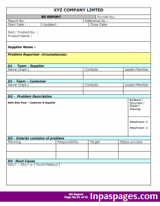 What is 8D Report? - Problem Solving approach | Report and Template