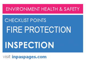 Fire Protection inspection checklist