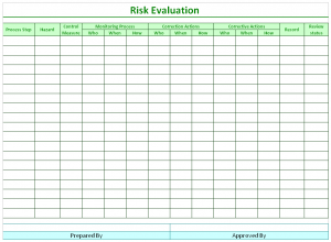 Risk Evaluation